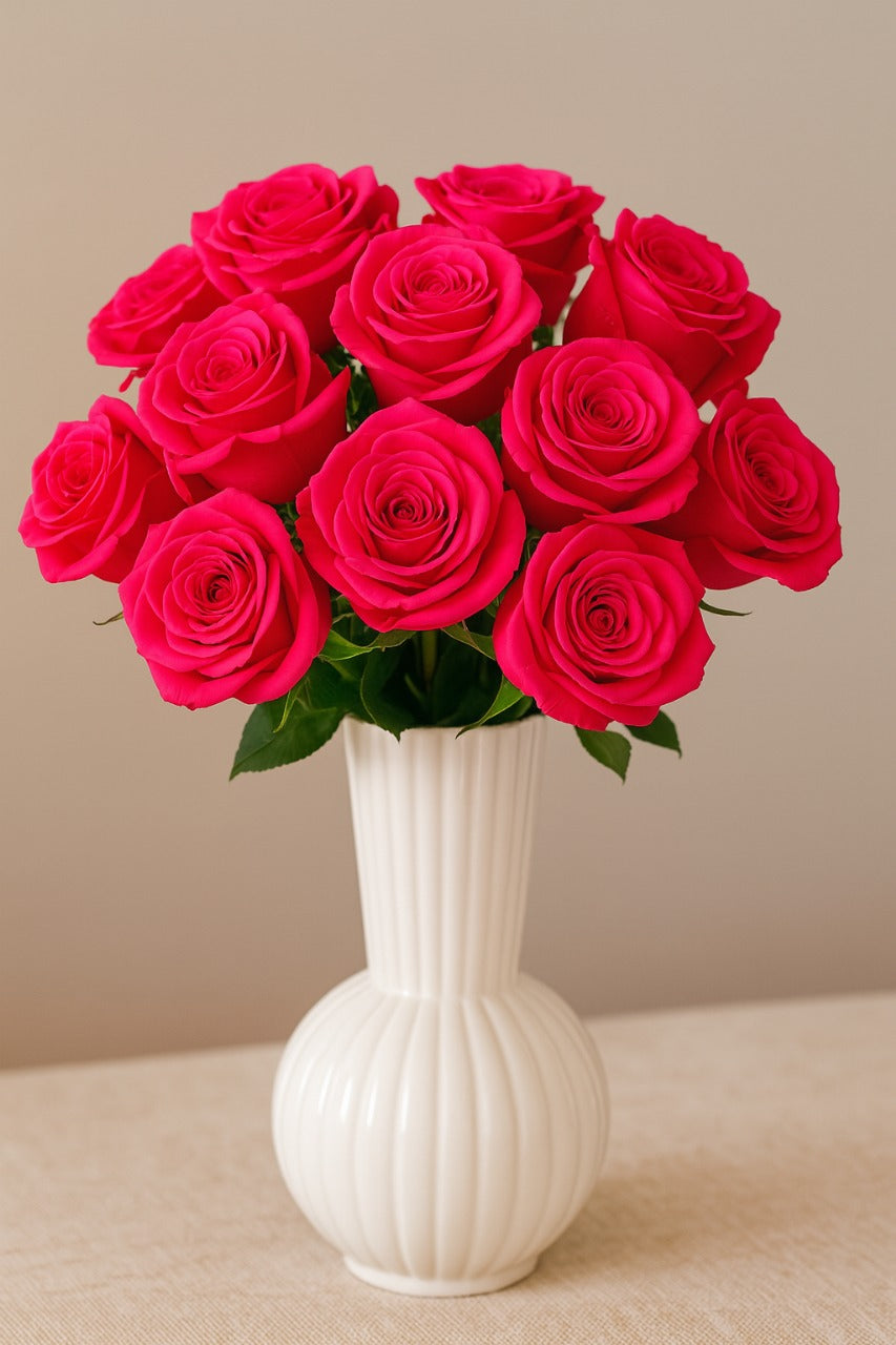Preserved Roses in Ceramic Vases – Tesoro Bloom