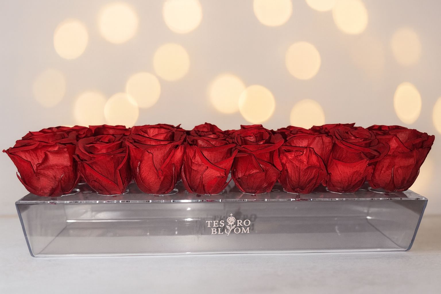 red roses in vase