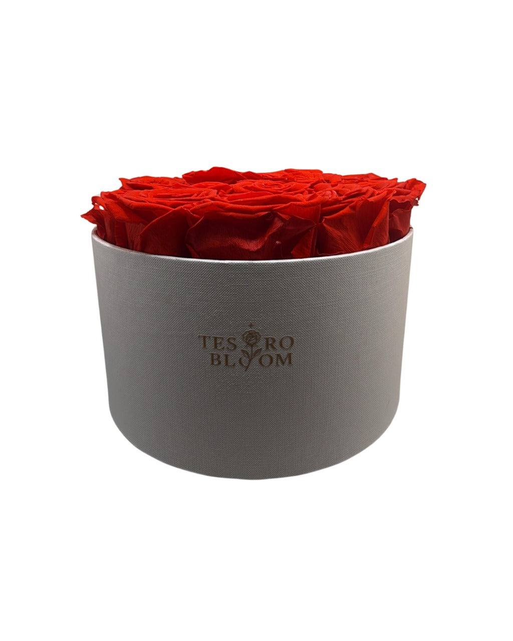 Luxury Red Rose Box Arrangement by Tesoro Bloom